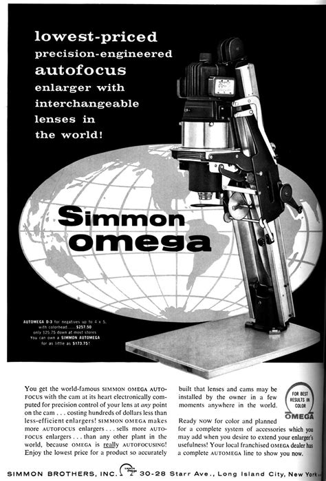 The Omega Enlarger Guide: Omega D